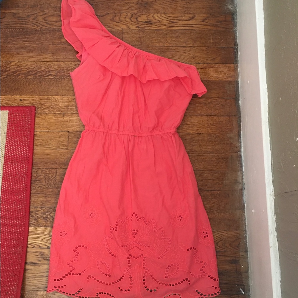 B. Smart one shoulder sun dress